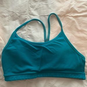 Teal Lululemon Flow Y sports bra size 6